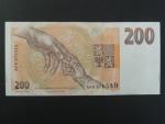 200 Kč 1993 s. A 69 proužek Kč, Baj. CZ 6b, Pi. 6a