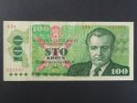 100 Kčs 1989 s. A 54, vzácně se vyskytující vysoká série