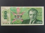 100 Kčs 1989 s. A 35, vzácně se vyskytující vysoká série