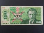 100 Kčs 1989 s. A 32, vzácně se vyskytující vysoká série