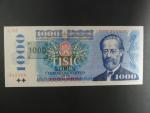 1000 Kč 1985 s. U 05, kolek tištěný, Baj. CZ 3b, Pi. 3