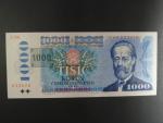 1000 Kč 1985 s. U 08, kolek tištěný, Baj. CZ 3b, Pi. 3