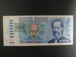 1000 Kč 1985 s. U 13, kolek tištěný, Baj. CZ 3b, Pi. 3