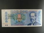 1000 Kč 1985 s. U 22, kolek tištěný, Baj. CZ 3b, Pi. 3