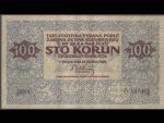 100 Kč 15.4.1919, serie 0004, 1x slabý přehyb