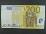 200 Euro 2002 s.Z, Belgie, podpis Mario Draghi, T002 tiskárna Belgie