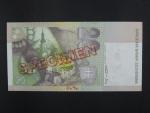 20 Sk 31.10.1997 serie B 00000000, anulát číslo 0696 s pretiskem SPECIMEN, Ba. SK 7c