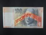 100 Sk 1.7.1996 serie D 00000000, anulát číslo 696 s pretiskem SPECIMEN, Ba. SK 8b, Pi. 25s