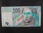 200 Sk 1.6.2006 serie E 00000000, anulát číslo 0696 s přetiskem VZOR, Ba. SK 13c, Pi. 45s