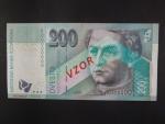 200 Sk 1.6.2006 serie E 00000000, anulát číslo 0954 s přetiskem VZOR, Ba. SK 13c, Pi. 45s