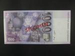 1000 Sk 1.6.1995 serie G 00000000, anulát číslo 0696 s přetiskem SPECIMEN, Ba. SK10b