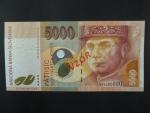 5000 Sk 17.11.2003 serie H 00000000, anulát číslo 0696 s přetiskem VZOR, Baj. SK 14b, Pi. 43s