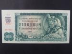 100 Sk/Kčs 1961 s. T 46, kolkovaná, Ba. SK 3b2, Pi. 17