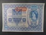 1000 K 2.11.1918 II.vydání s přetiskem 
