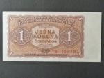 1 Kčs 1953 série VK, tiskárna STC Praha