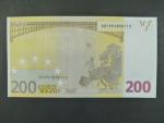 200 Euro 2002 s.X, Německo, podpis Willema F. Duisenberga, R006 tiskárna Bundesdruckerei, Německo