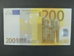 200 Euro 2002 s.X, Německo, podpis Willema F. Duisenberga, R006 tiskárna Bundesdruckerei, Německo