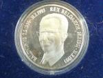 Ag medaile - In memoriam Roi Baudouin, Ag 0,925, 11,5 g, průměr 30mm, náklad 7500ks, certifikát, etue