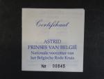 Ag medaile - Astrid Princesse de Belgique, Ag 0,925, 11,5 g, průměr 30mm, náklad 3000ks, certifikát, etue