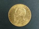 Itálie, Vittorio Emanuele II. - 20 Lire 1865