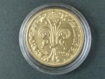 2006, Česká mincovna, zlatá medaile Florén Jana Lucemburského., Au 0,986, 3,49g, náklad 500 ks, etue, certifikát