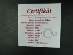2006, Česká mincovna, zlatá medaile Florén Jana Lucemburského., Au 0,986, 3,49g, náklad 500 ks, etue, certifikát