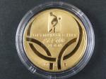 2008, Česká mincovna, zlatá medaile OH Peking, Au 0,999,9, 7,78g, náklad 500 ks, etue