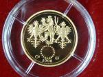 2008, Česká mincovna, zlatá medaile Dukát k narození dítěte 2008, Au 0,986,1, 3,49g, náklad 1000 ks, etue, certifikát