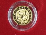 2010, Česká mincovna, zlatá medaile Svatební dukát 2010, Au 0,999,9, 3,11g, náklad 1000 ks, etue, certifikát