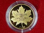 2010, Česká mincovna, zlatá medaile OH Vancouver, Au 0,999,9, 7,78g, náklad 500 ks, etue