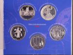 Německo, sada 5 ks.10 EUR 2007