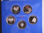 Německo, sada 5 ks.10 EUR 2008