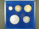 sada medailí 3x Au a 2x Ag Milénium sv. Václava 929 - 1929 (2017),  Au 0,986, Ag 0,999, náklad 100ks, číslované certifikáty, společná etue, ražba Mincovna Kremnice