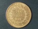 20 Frank 1871 A