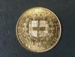 Itálie - Sardínie, Vittorio Emanuelle II. - 20 Lire 1857