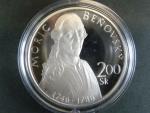 200 Sk 1996, 250. výročí M. Beňovského, etue, certifikát