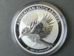 1 Dollars - 1 Oz (31,1050g)  Ag - Kookaburra 2018, kvalita proof, Ag 999/1000, etue