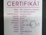 2005, Česká mincovna, Karel Zeman / L.Lietava - pamětní medaile 200. výročí bitvy u Slavkova, Au 999,9, 31,1g, náklad 200ks číslovaných (číslo 125), etue, certifikát