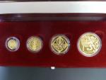 Sada zlatých mincí Koruna česká, 1000 , 2500 , 5000 , 10000 Kč 1997, vše ve společné etui, karty ČNB k sadě nejsou, kvalita proof