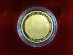 2003, Česká mincovna, zlatá medaile Václav Havel 10.let ČR, Au 0,999,9, 7,78g, náklad 500 ks, etue, certifikát