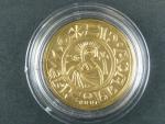 1999, Česká mincovna, zlatá medaile mince Boleslava II., Au 0,986, 3,49g, náklad 350 ks, etue