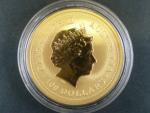 100 Dollars - 1 Oz (31,1050g)  Au - Rok opice 2004, kvalita proof,  etue