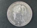 1/2 Tolar 1854 A na sňatek Františka Josefa I. a Alžběty