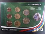 Řecko  sada k ME ve fotbale 2012 - různé ročníky