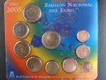 Španělsko sada 2005 + pamětní 2 Euro