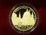 1998, pamětní medaile s motivem 20 Kč, Au 999,9, 15,56g, náklad 500ks, certifikát, etue, kvalita proof