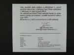 1994, pamětní medaile s motivem 1 Kč, Au 999,9, 7,78g, náklad 1000ks, certifikát, etue, kvalita b.k.