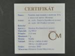 2000, pamětní medaile s motivem 10 haléřů, Au 999,9, 5g, náklad 500ks, certifikát, kvalita proof