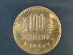 100 Schilling 1933, Au 0,900, 23,52g, KM 2842