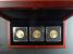 Oběžné mince ČR - dřevěná etue na 3ks pamětních 20 Kč z roku 2018 včetně 3ks etuí
